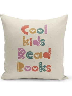 Bertille Home Çocuk Bebek Serisi Çift Tarafı Dijital Baskılı Kırlent Kılıfı (Kids Children Cushion Cover)