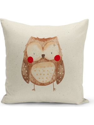 Bertille Home Çocuk Bebek Serisi Çift Tarafı Dijital Baskılı Kırlent Kılıfı (Kids Children Cushion Cover)