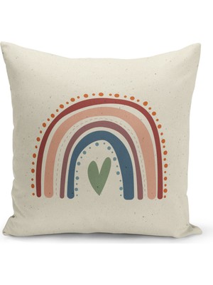 Bertille Home Çocuk Bebek Serisi Çift Tarafı Dijital Baskılı Kırlent Kılıfı (Kids Children Cushion Cover)