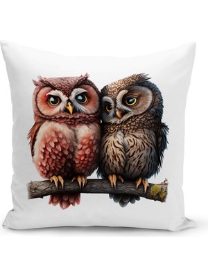 Bertille Home Çocuk Bebek Serisi Çift Tarafı Dijital Baskılı Kırlent Kılıfı (Kids Children Cushion Cover)