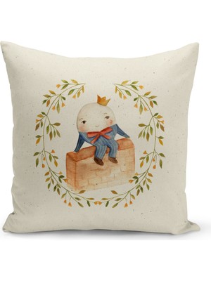 Bertille Home Çocuk Bebek Serisi Çift Tarafı Dijital Baskılı Kırlent Kılıfı (Kids Children Cushion Cover)