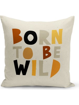 Bertille Home Çocuk Bebek Serisi Çift Tarafı Dijital Baskılı Kırlent Kılıfı (Kids Children Cushion Cover)