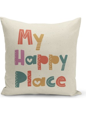 Bertille Home Çocuk Bebek Serisi Çift Tarafı Dijital Baskılı Kırlent Kılıfı (Kids Children Cushion Cover)