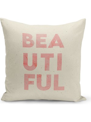 Bertille Home Çocuk Bebek Serisi Çift Tarafı Dijital Baskılı Kırlent Kılıfı (Kids Children Cushion Cover)