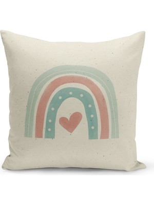 Bertille Home Çocuk Bebek Serisi Çift Tarafı Dijital Baskılı Kırlent Kılıfı (Kids Children Cushion Cover)