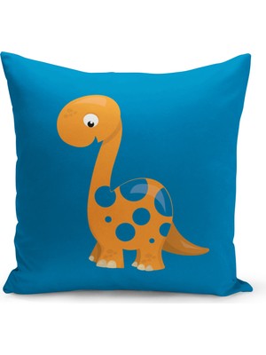 Bertille Home Çocuk Bebek Serisi Çift Tarafı Dijital Baskılı Kırlent Kılıfı (Kids Children Cushion Cover)