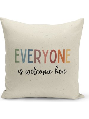 Bertille Home Çocuk Bebek Serisi Çift Tarafı Dijital Baskılı Kırlent Kılıfı (Kids Children Cushion Cover)