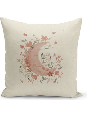 Bertille Home Çocuk Bebek Serisi Çift Tarafı Dijital Baskılı Kırlent Kılıfı (Kids Children Cushion Cover)