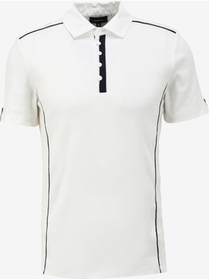 Fabrika Beyaz Erkek Basic Polo T-Shirt F4SM-TST 0750