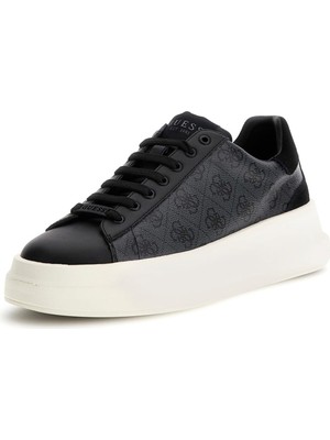 Guess Beyaz - Siyah Erkek Sneaker Elba