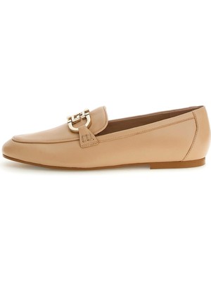 Guess Ten Deri Kadın Loafer FLJISALEA14NATU