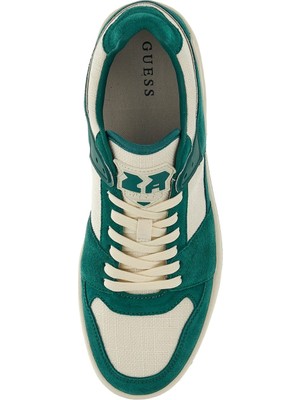 Guess Yeşil - Bej Erkek Sneaker Sava Low