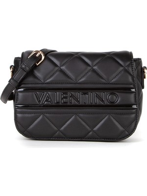 Valentino Siyah Kadın 7X21,5X16 cm Çapraz Çanta VBS51O09550