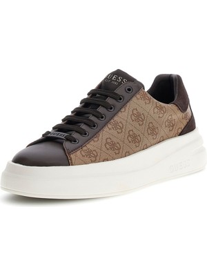 Guess Kahve - Bej Erkek Sneaker Elba