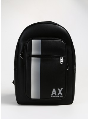 Armani Exchange Siyah 31X44,5X15,5 cm Erkek Sırt Çantası 952600 4R818 00020  Man's Backpack