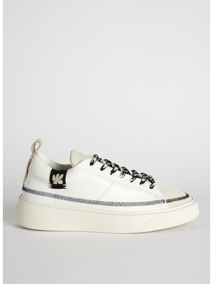 Bonamaso Ekru Doğal Kauçuk + Vegan Deri Erkek Sneaker Antonio - Gardenia