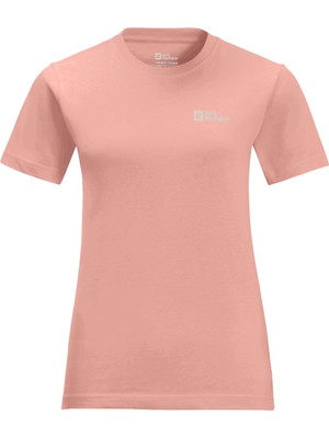 Jack Wolfskin Pembe Kadın Bisiklet Yaka T-Shirt 1808352_2919_ESSENTIAL T W