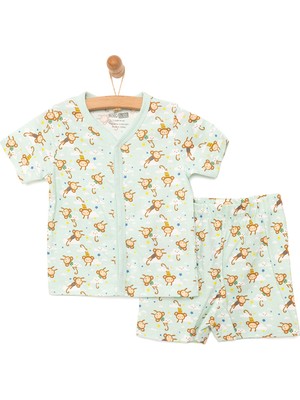 HelloBaby HelloBaby Pijama Takımı Kısa Kol Pijama Takımı Erkek Bebek