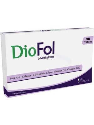 Neupharma Diofol L-Methylfolat 90 Tablet