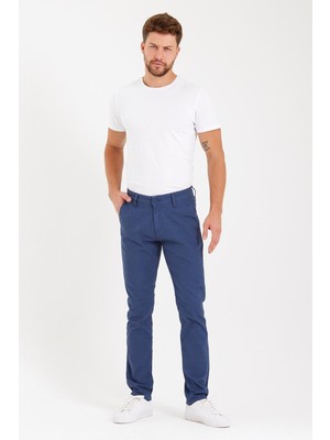 Explode - Erkek Likralı Slim Fit Chino Pantolon