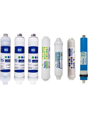 Spring Water Aquante Serisi - 11 Aşamalı Uyumlu 7’li Filtre Seti