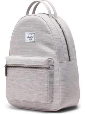 Herschel Nova Unisex Mini Boy Fermuarlı Açık Gri Sırt Çantası