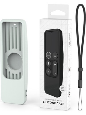 Silhouette 2017 Hd/4k Siri Remote Tv Için Siri Remote 1. Nesil Kılıf, Anti Silikon Kapaklı, Gri (Yurt Dışından)