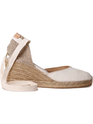 Toni Pons Kadın Sandalet Calonge Toni Pons Suede Sandal Ecru