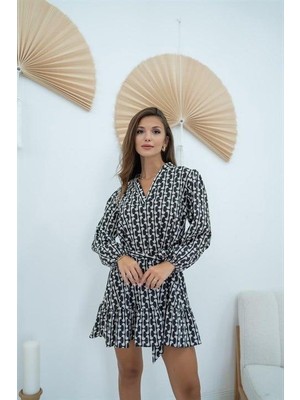 Elbee Fashion Woman Çıtır Elbise - Siyah