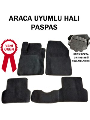Rs Auto Aksesuar Clio 4 Araca Uyumlu Halı Paspas