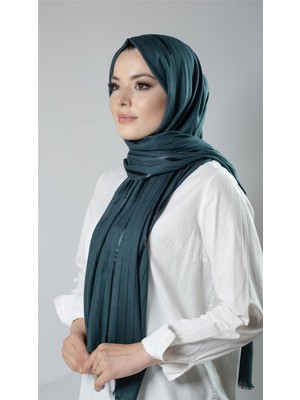 Hürrem Bone Zümrüt Çizgili Şal Viskon Kumaş Bursa Dolama 202110_37