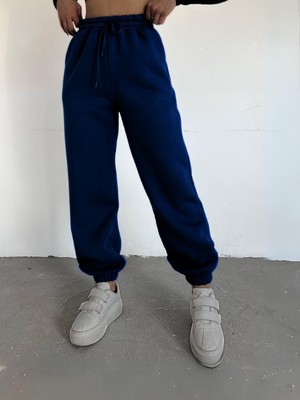 Yakamel Kadın 3 Iplik Şardonlu Eşofman Altı