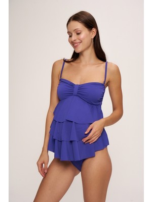 Pierre Cardin Pretty Volanlı Hamile Tankini Takım 