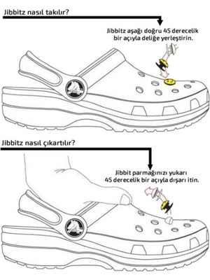 Birikiyedi Crocs Jibbitz Terlik Süsü Batman 2'li Crocs Terlik Süsü