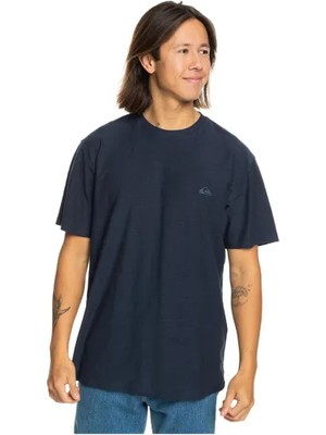 Quiksilver Slub Roundneck Erkek Lacivert Tshirt EQYKT04337-BYJ0