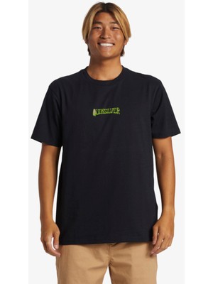 Quiksilver Island Sunrıse Moe Erkek Siyah Tshirt AQYZT09543-10010