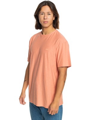 Quiksilver Slub Roundneck Erkek Kahverengi Tshirt EQYKT04337-MJR0