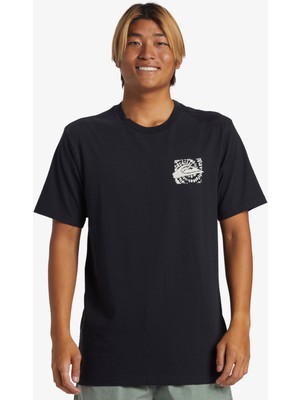 Quiksilver Hurrıcane Or Hıppıe Moe Erkek Siyah Tshirt AQYZT09540-10010