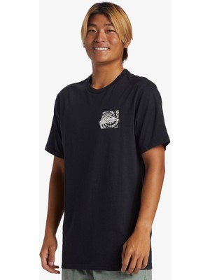 Quiksilver Hurrıcane Or Hıppıe Moe Erkek Siyah Tshirt AQYZT09540-10010