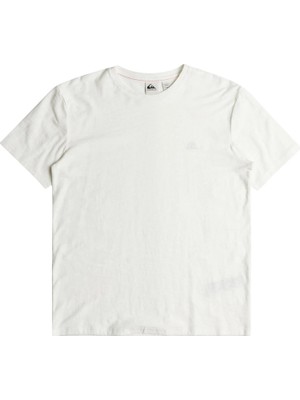 Quiksilver Slub Roundneck Erkek Beyaz Tshirt EQYKT04337-WBK0