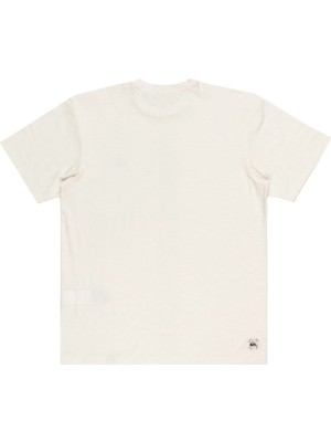 Quiksilver Slub Roundneck Erkek Beyaz Tshirt EQYKT04337-WBK0