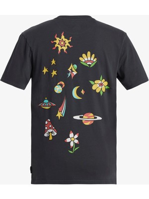 Quiksilver Spaceman Mlw Erkek Antrasit Tshirt AQYZT09554-12814