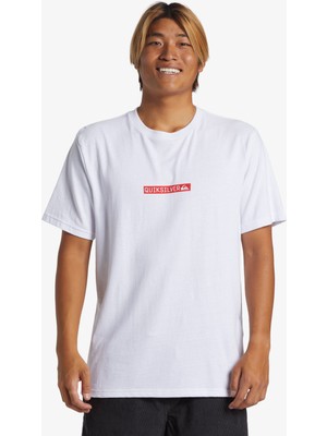 Quiksilver Qs Clıcker Logo Dna Erkek Beyaz Tshirt AQYZT09602-10