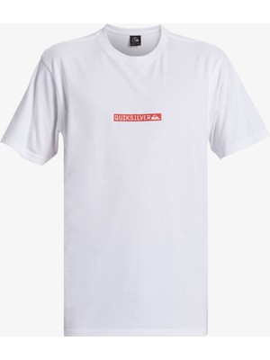 Quiksilver Qs Clıcker Logo Dna Erkek Beyaz Tshirt AQYZT09602-10