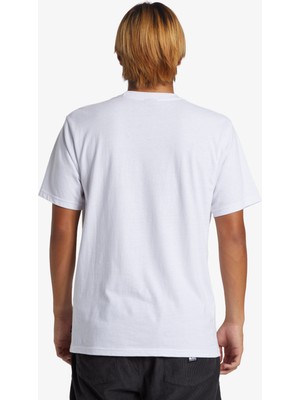 Quiksilver Qs Clıcker Logo Dna Erkek Beyaz Tshirt AQYZT09602-10