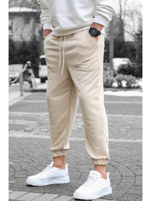 Yakamel Erkek 3 Iplik Jogger Paçası Lastikli Eşofman Altı