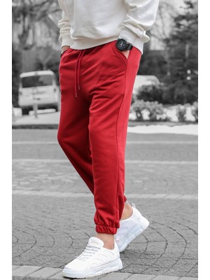 Yakamel Erkek 3 Iplik Jogger Paçası Lastikli Eşofman Altı