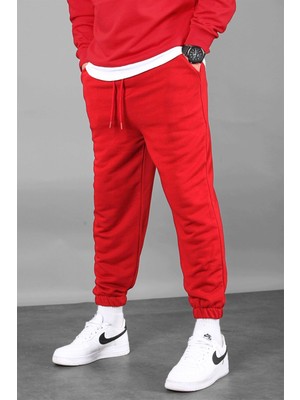 Yakamel Erkek Oversize Jogger 3 Iplik Eşofman Altı