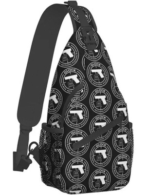 Songli Stil 3 39X19X9 cm Rahat Çekim Spor Taktik Glock Crossbody Sling Sırt Çantası Erkekler Omuz Göğüs Çantası Seyahat Bisiklet Için (Yurt Dışından)