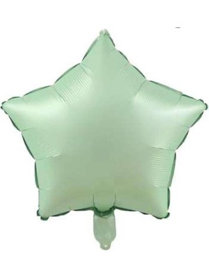 Bal10 Dünyası Su Yeşili Renk Yıldız Folyo Balon 45 cm 1 Adet
